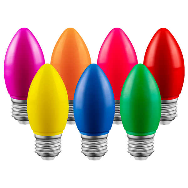 CANDLE COLOR BULB